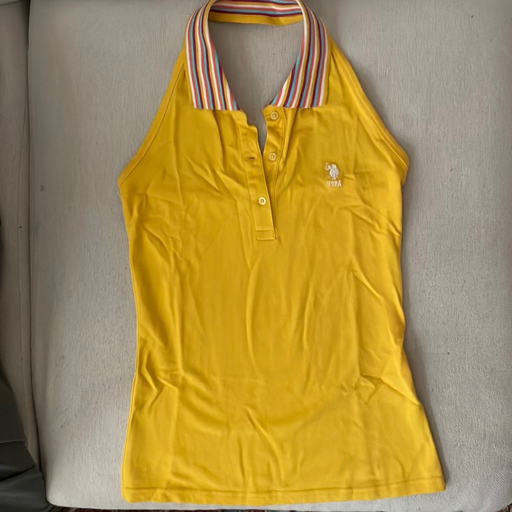 EUC Vintage Colorful Halter Top